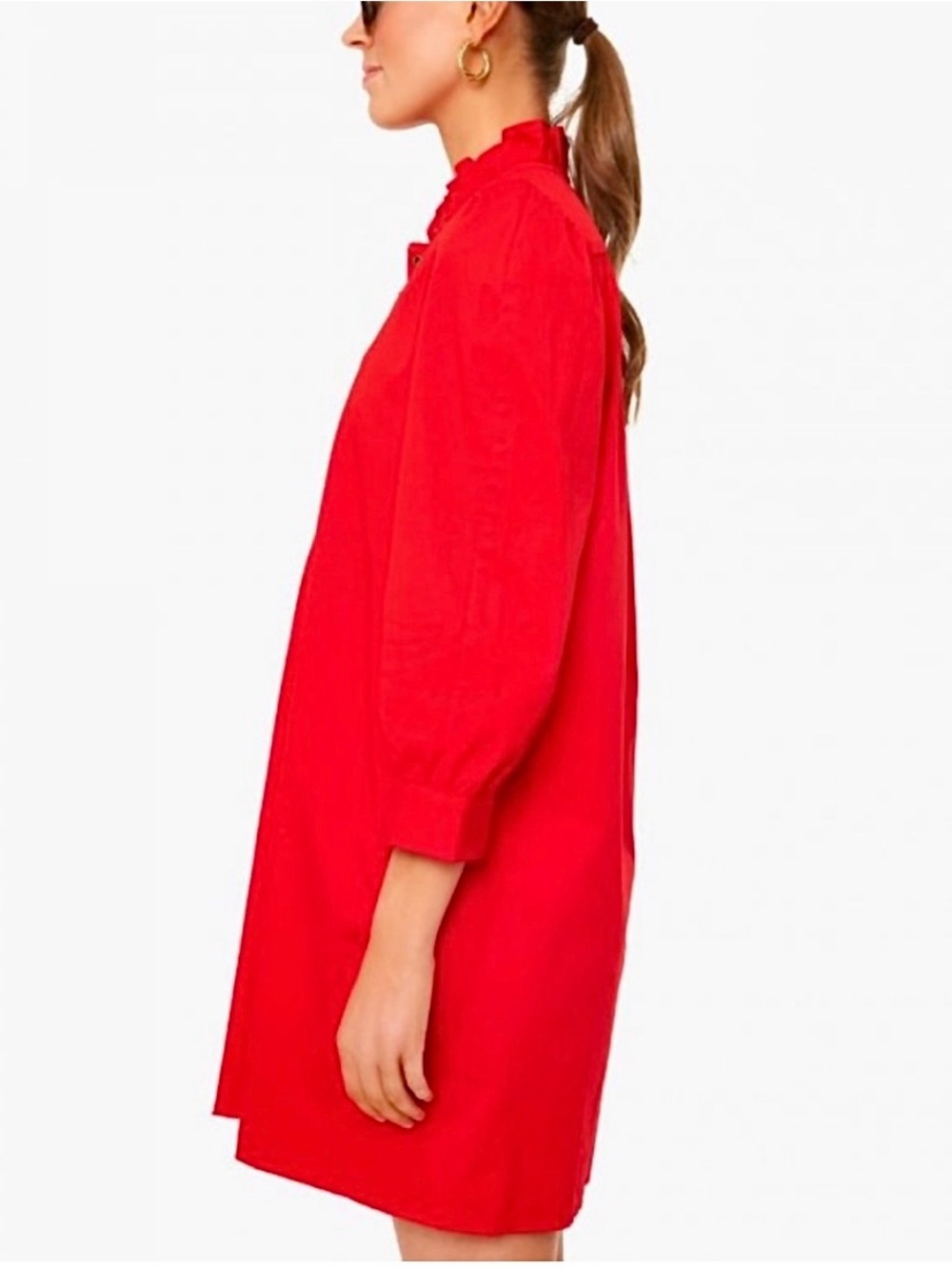 Pomander Place Red Shift Dress XL Tuckernuck Coastal Resort Chic - Picture 2 of 8
